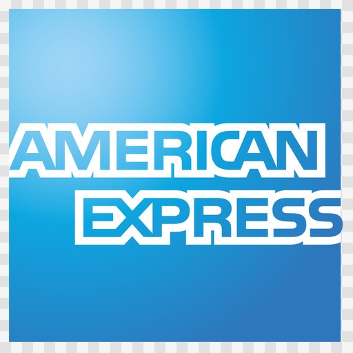 American Express logo gain map image, Standard